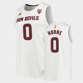 #0 DJ Horne College Basketball Arizona State University Men's White Jerseys 114958-824