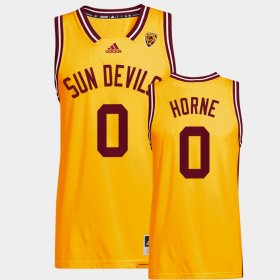 #0 DJ Horne College Basketball Arizona State University Reverse Retro Mens Gold Jersey 554054-339