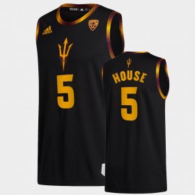 #5 Eddie House College Basketball Sun Devils Alumni Men Black Jersey 628967-216