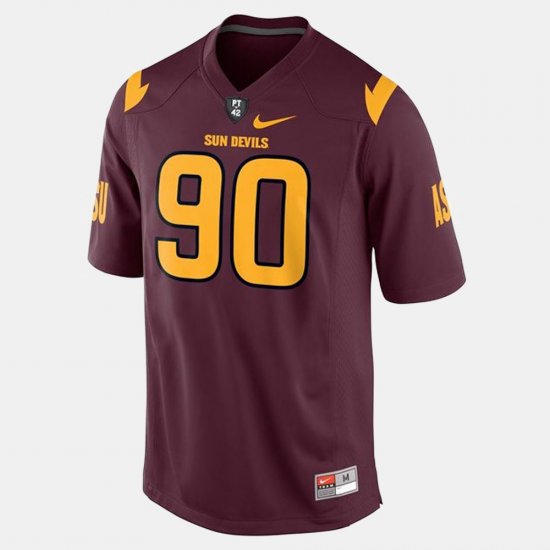 #90 Will Sutton College Football Arizona State Youth Red Jersey 589799-292