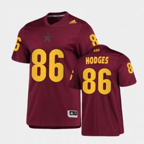 #86 Curtis Hodges Replica Arizona State University AEROREADY Men Maroon Jersey 418020-274