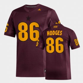 #86 Curtis Hodges Replica Arizona State University Football Men Maroon Jersey 934538-396