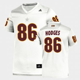 #86 Curtis Hodges Replica Sun Devils Football Men's White Jersey 280070-607