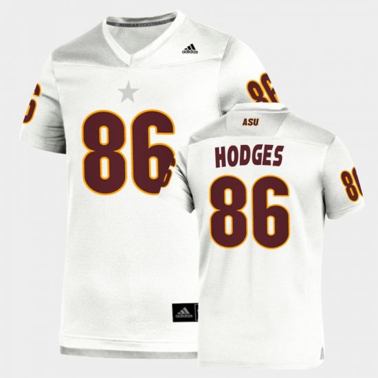 #86 Curtis Hodges Replica Sun Devils Football Men\'s White Jersey 280070-607