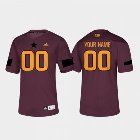 #00 Custom College Football Arizona State University Men Maroon Jersey 186461-131