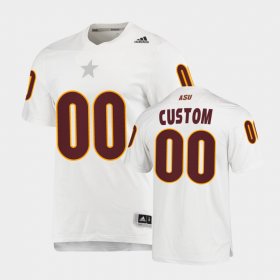 #00 Custom Replica Arizona State AEROREADY Men's White Jerseys 885134-276