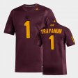 #1 DeaMonte Trayanum Replica Sun Devils Football Men Maroon Jerseys 794257-313