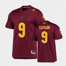 #9 D.J. Taylor Replica Arizona State AEROREADY Men Maroon Jerseys 392137-808