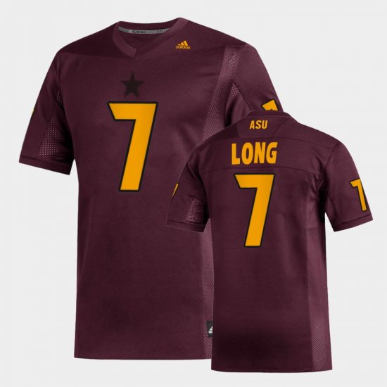 #7 Ethan Long Replica Arizona State Sun Devils Football Men Maroon Jersey 740677-632