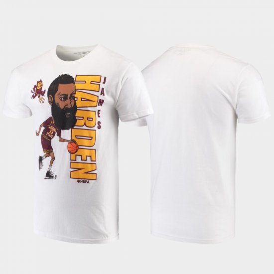 #13 James Harden College Basketball Arizona State Original Retro Brand College Alumni Basketball Men White T-Shirts 968067-863