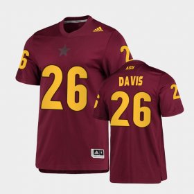 #26 Keith Davis Replica Sun Devils AEROREADY Men's Maroon Jerseys 909508-370