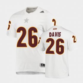 #26 Keith Davis Replica Arizona State University AEROREADY Mens White Jersey 377598-899