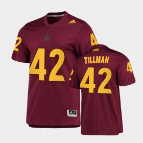 #42 Pat Tillman Replica Arizona State University AEROREADY Men's Maroon Jerseys 314337-471