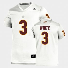 #3 Rachaad White Replica Arizona State Sun Devils Football Men White Jerseys 182538-242