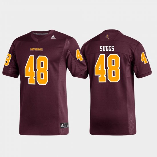 #48 Terrell Suggs Replica Arizona State Alumni Football Men Maroon Jerseys 595733-277